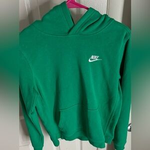 Green Nike hoodie